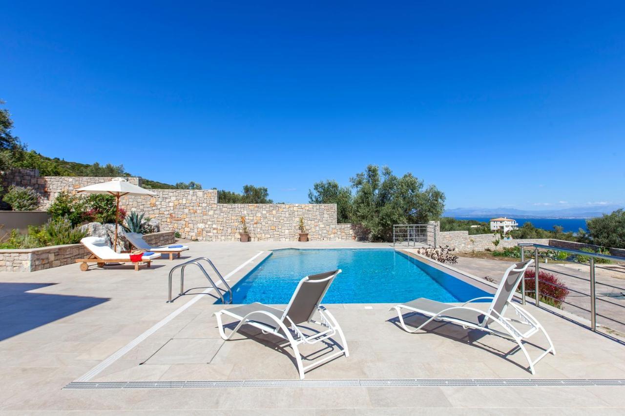 Alivia Lefkas Luxury Villas Apolpaina المظهر الخارجي الصورة